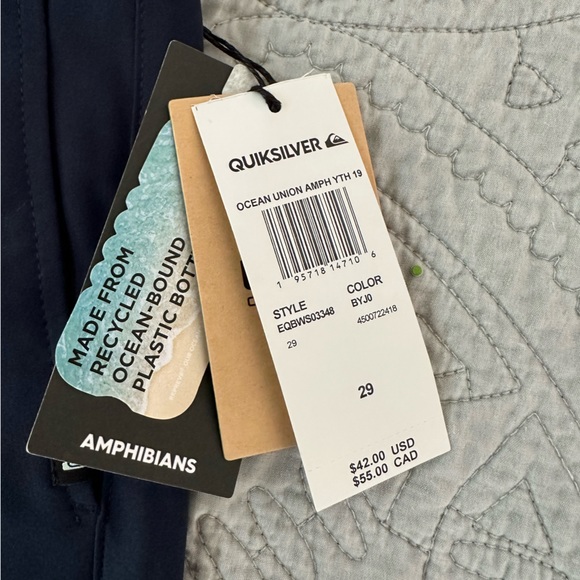 Quiksilver Boys Amphibians NWT - Picture 2 of 5